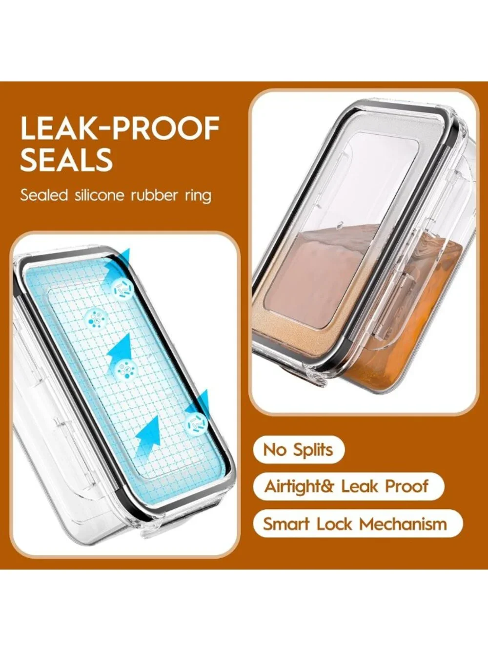 40 PCS Airtight Food Storage Containers Set - Leak Proof, BPA-Free, Microwave